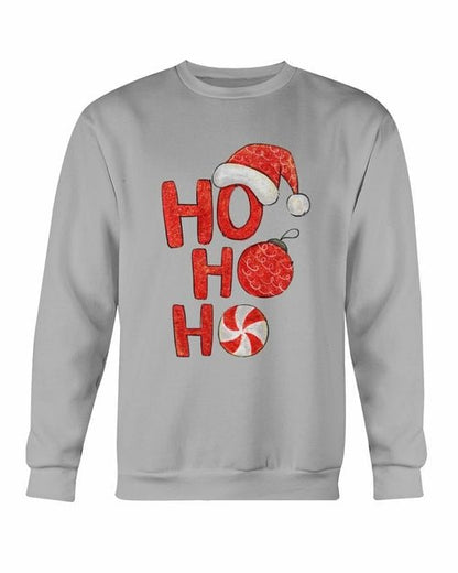 HO HO HO Santa Christmas Sweatshirt Fashion Hut Jewelry