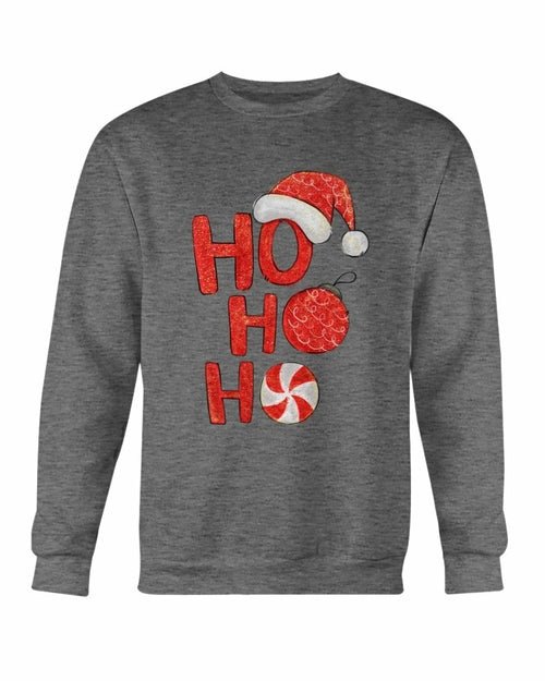 HO HO HO Santa Christmas Sweatshirt Fashion Hut Jewelry