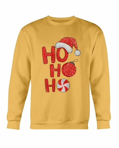 HO HO HO Santa Christmas Sweatshirt Fashion Hut Jewelry
