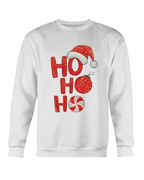 HO HO HO Santa Christmas Sweatshirt Fashion Hut Jewelry