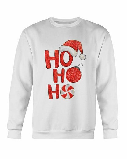 HO HO HO Santa Christmas Sweatshirt Fashion Hut Jewelry