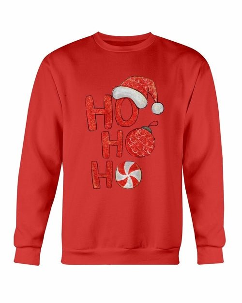 HO HO HO Santa Christmas Sweatshirt Fashion Hut Jewelry