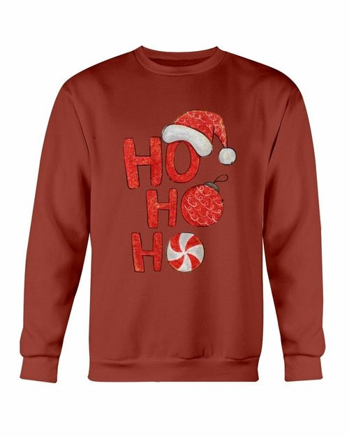 HO HO HO Santa Christmas Sweatshirt Fashion Hut Jewelry