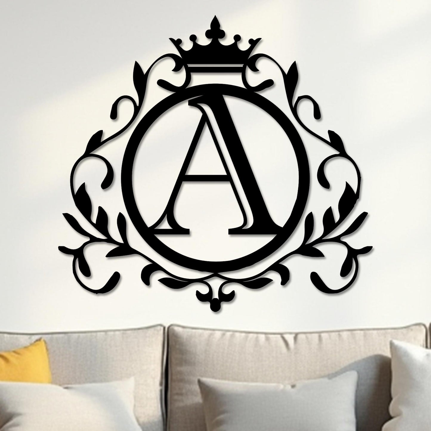 Royal Monogram Sign