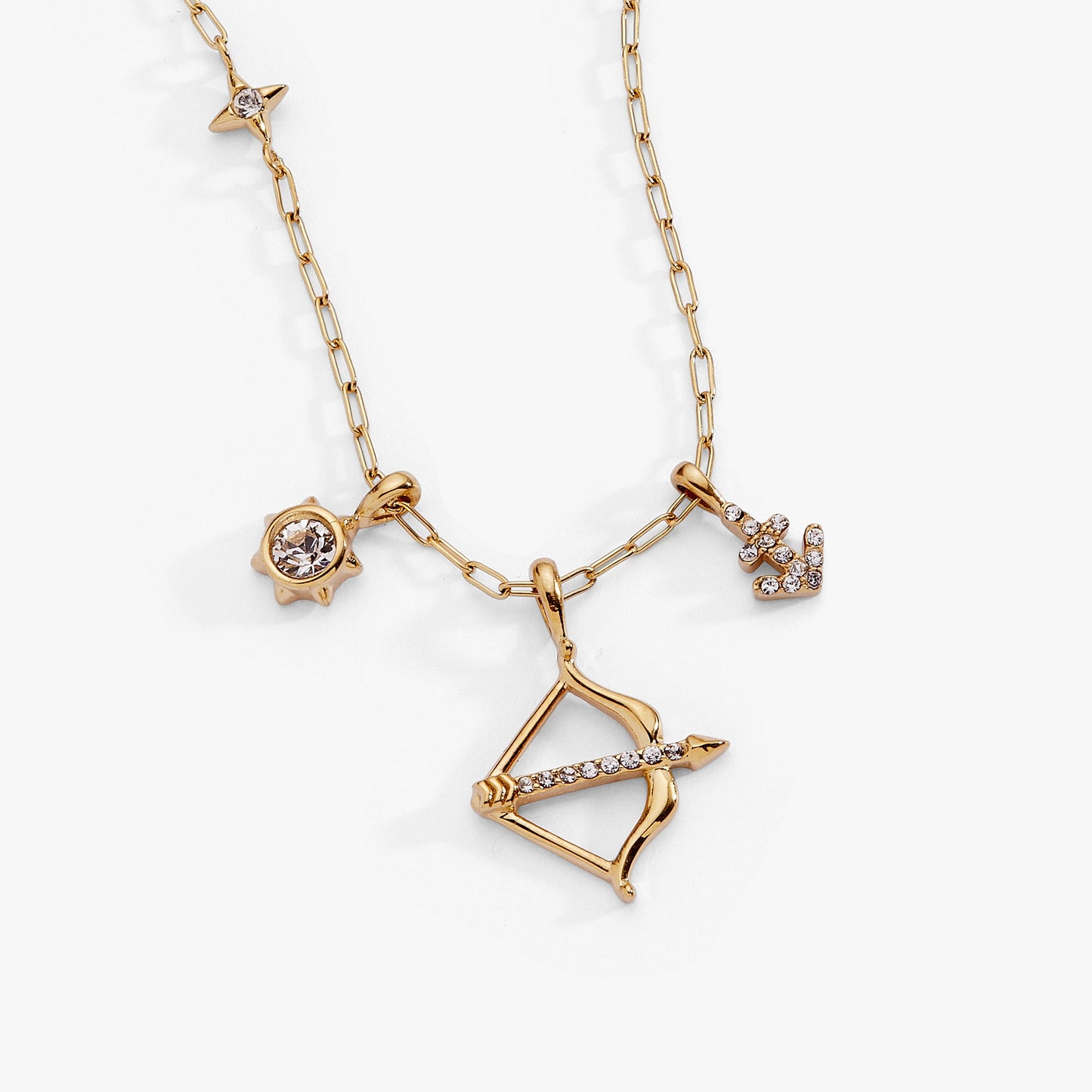 Sagittarius Zodiac Charm Cluster Necklace - ALEX AND ANI