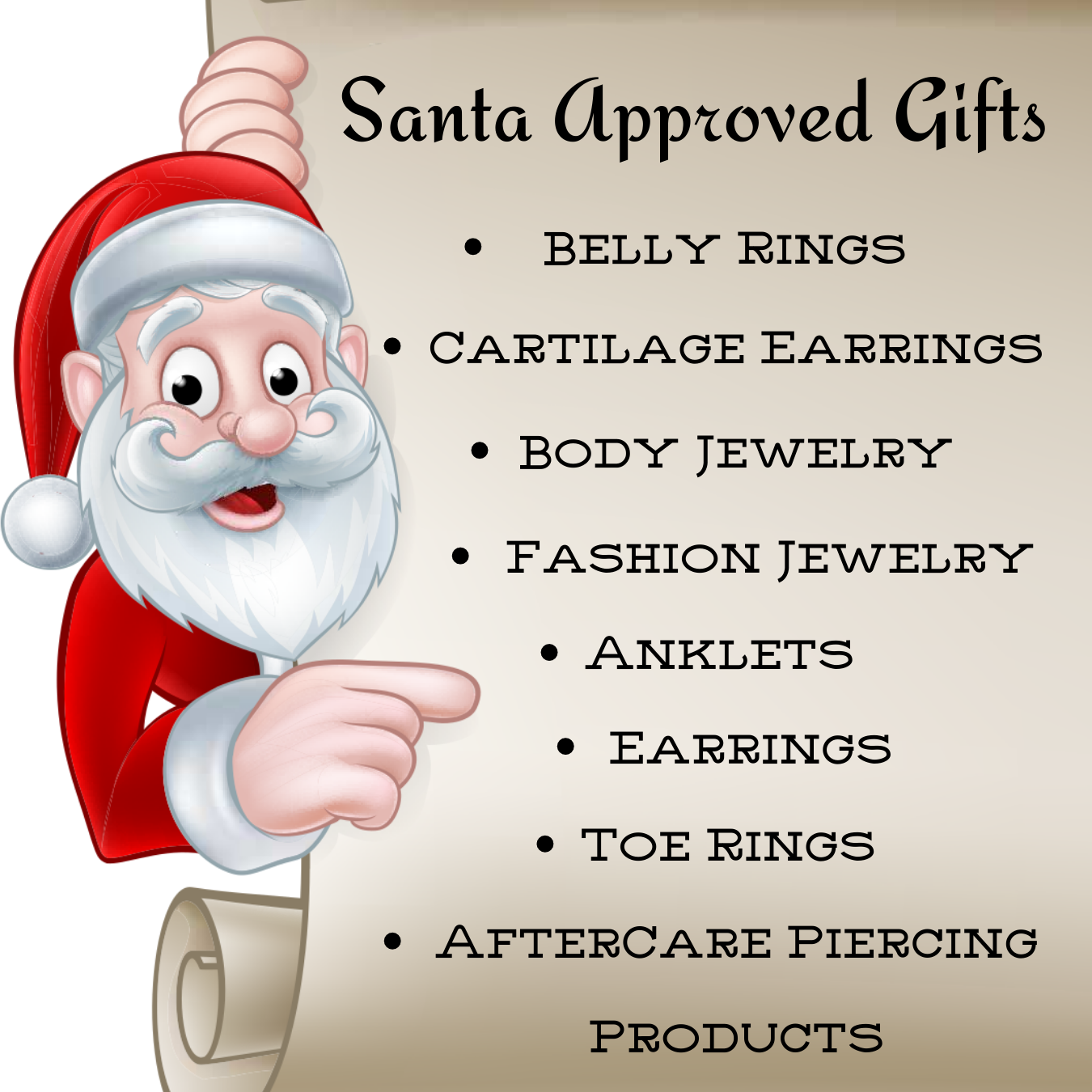 Christmas Body Jewelry, xmas Fashion Jewelry, Cartilage Earrings and more - Fashion Hut Jewelry