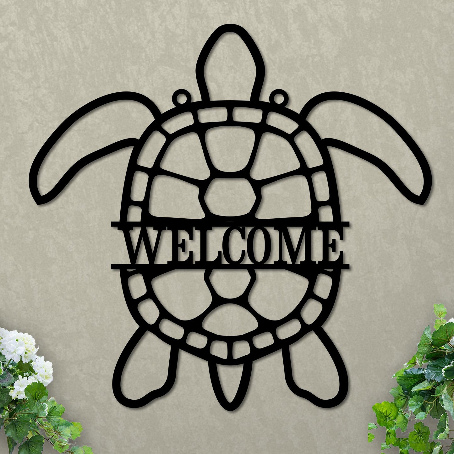 Sea Turtle Welcome Sign