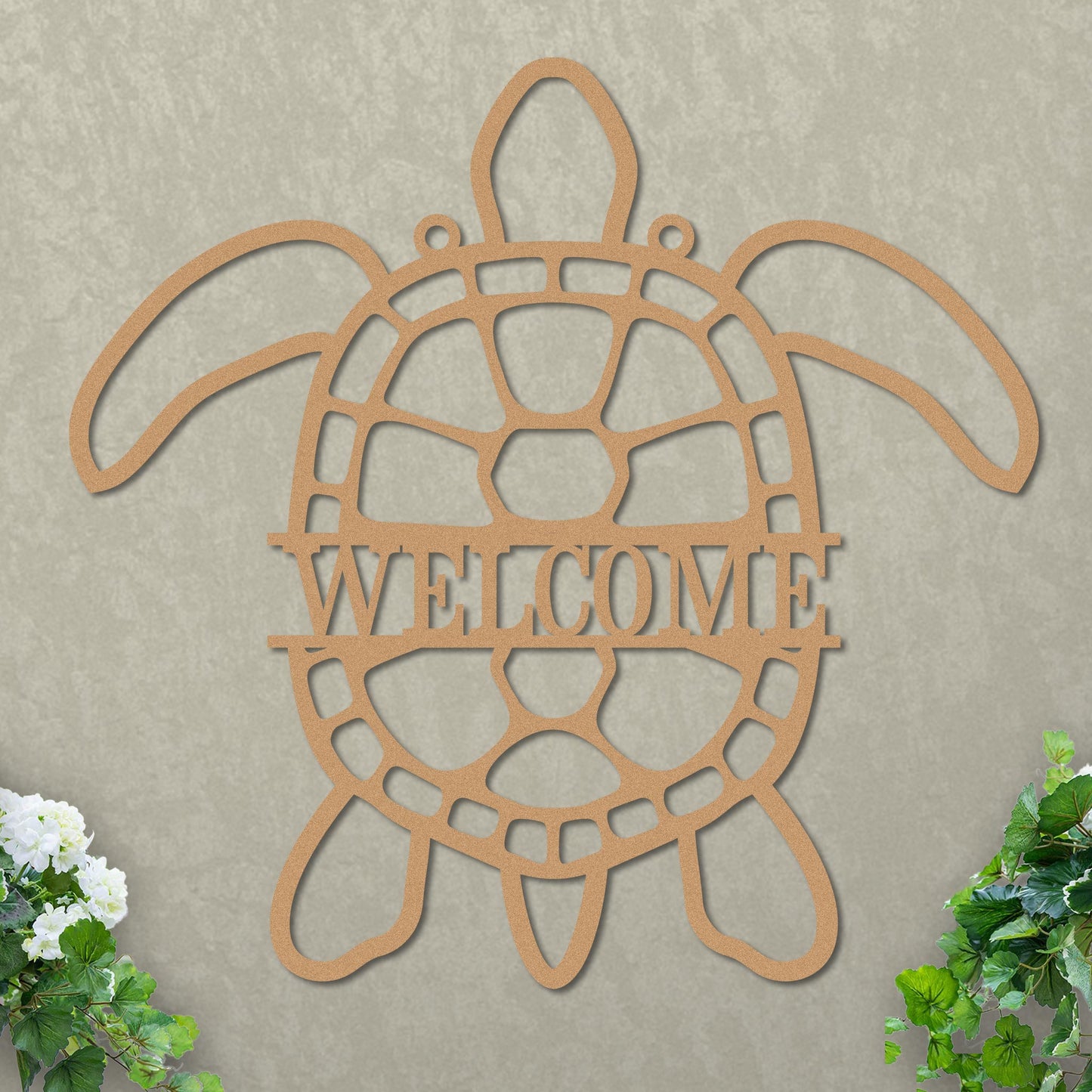 Sea Turtle Welcome Sign
