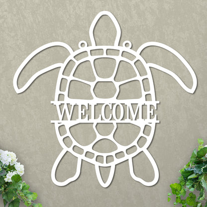 Sea Turtle Welcome Sign