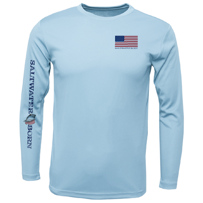 USA Turtle Long Sleeve UPF 50+ Dry-Fit Shirt