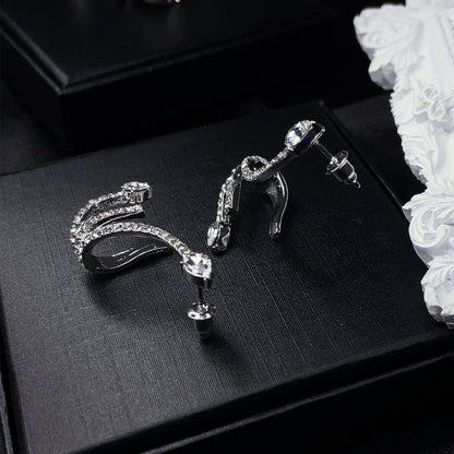 Crystal Serpent Ear Cuffs