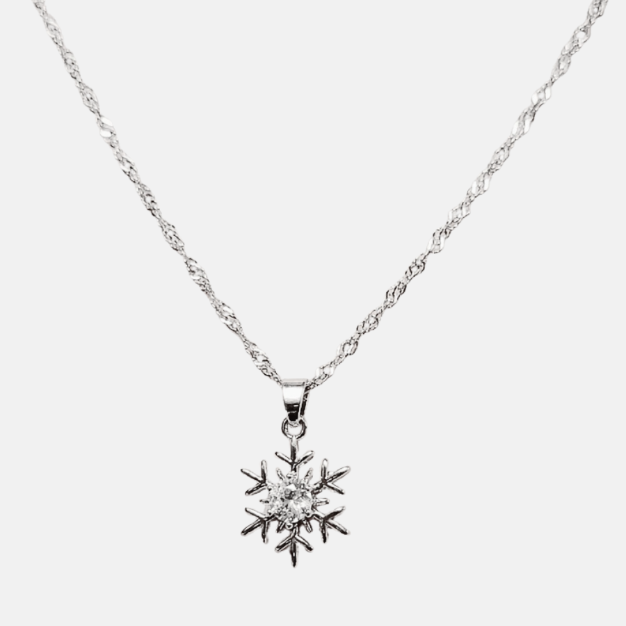 Snowflake Necklace - Fashion Hut Jewelry