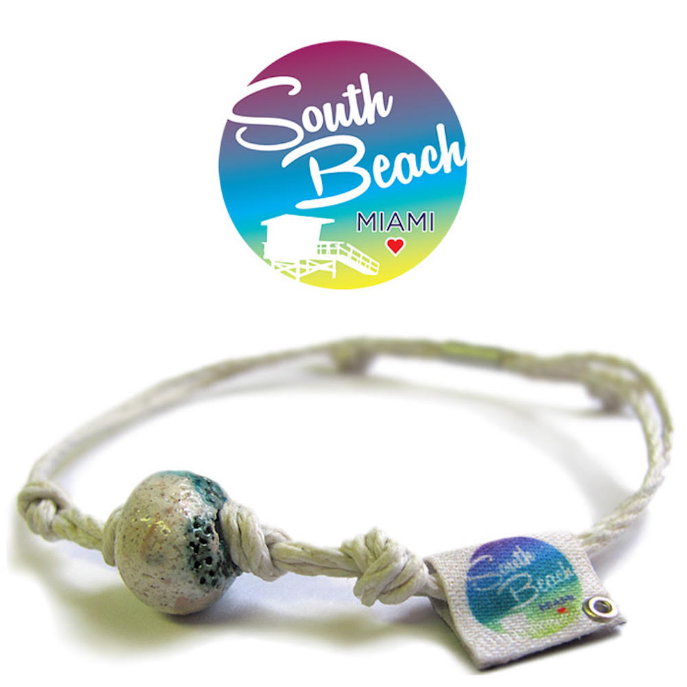 South Beach, FL Bead Bracelet / Anklet
