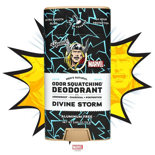Dr. Squatch Marvel Divine Storm Deodorant
