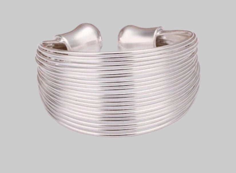 Sterling Silver Wraparound Adjustable Ring