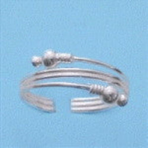 Wire Ball Sterling Silver Toe Ring | Fashion Hut Jewelry