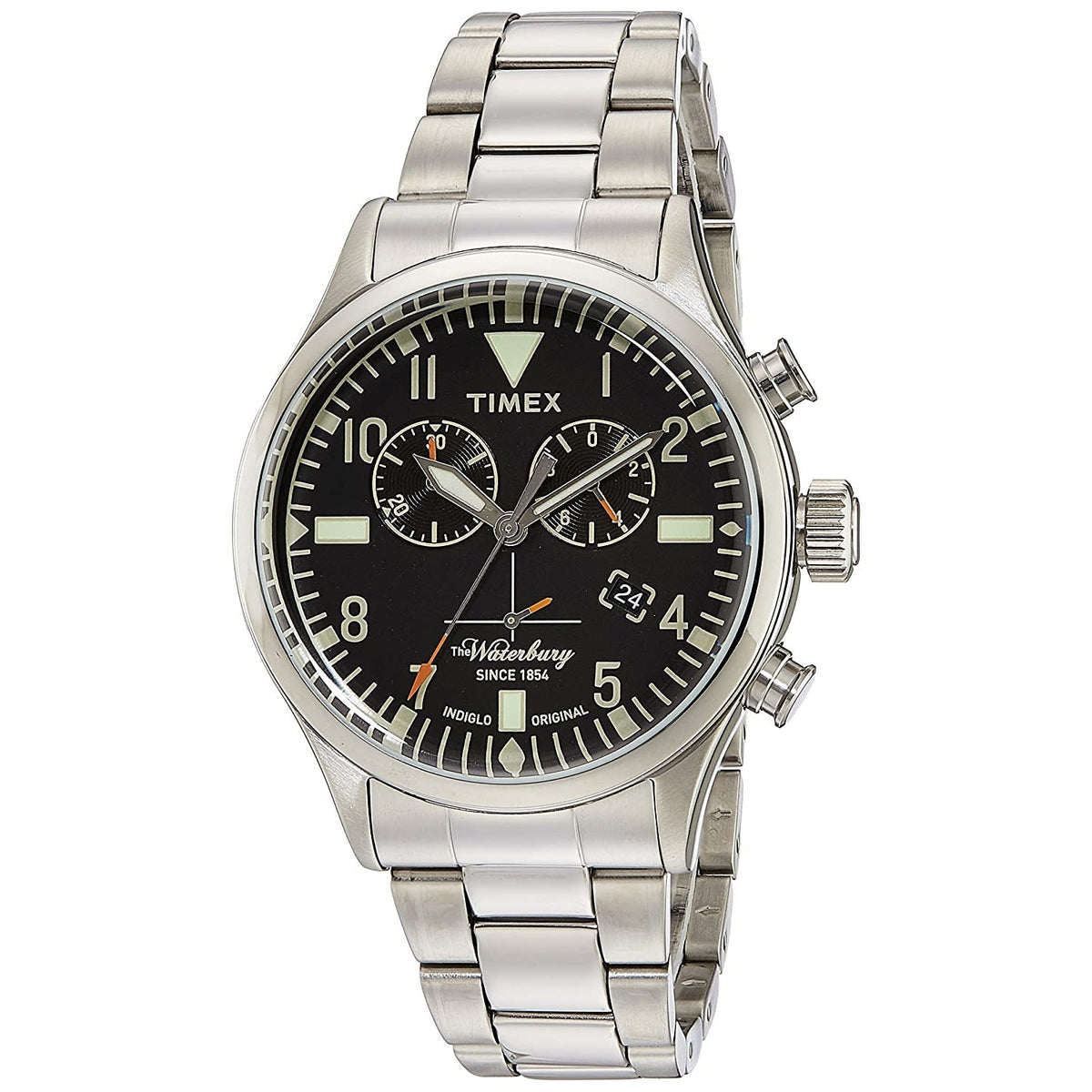Timex Men's Waterbury Black Dial Watch - TW2R24900