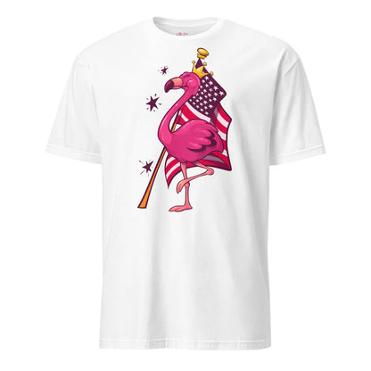 Original The Popular Flamingo Fourth of July T-Shirt