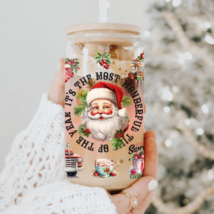 Vintage Christmas 17oz Drink Holder Fashion Hut Jewelry