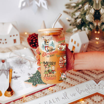 Vintage Christmas 17oz Drink Holder Fashion Hut Jewelry