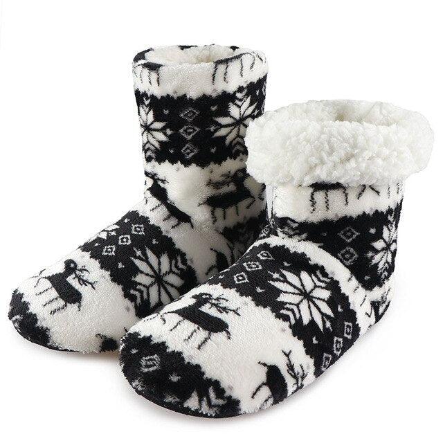 Women's Faux Fur Slipper Booties