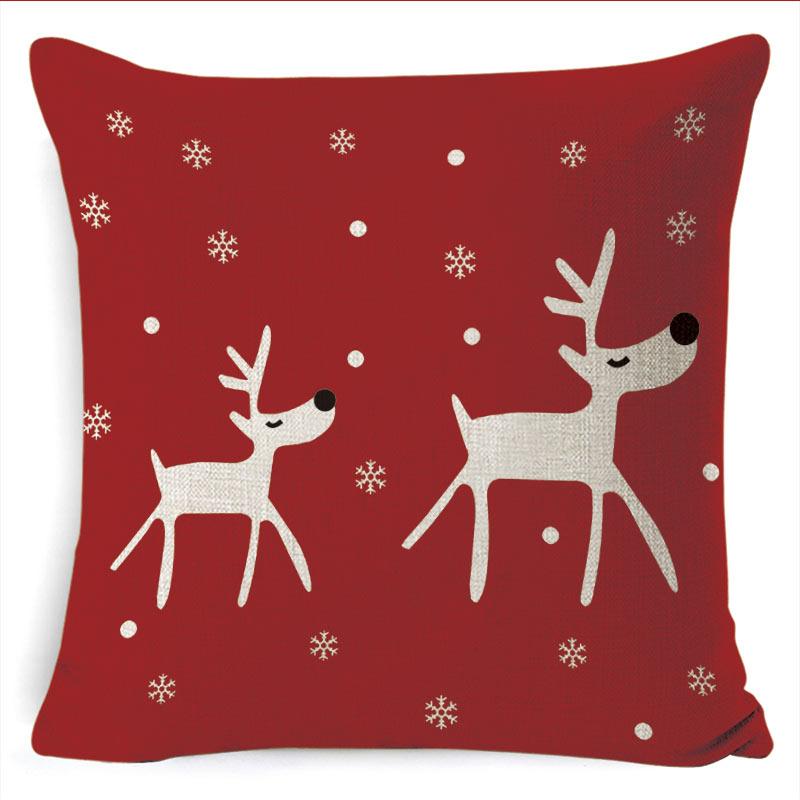 Red Christmas Cushion Covers