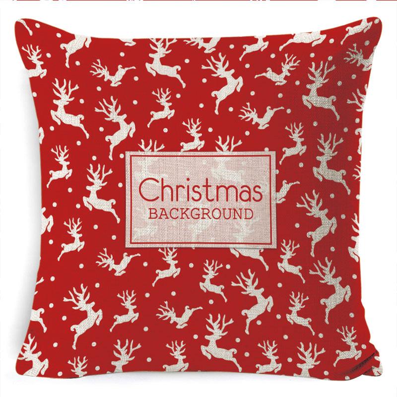 Red Christmas Cushion Covers