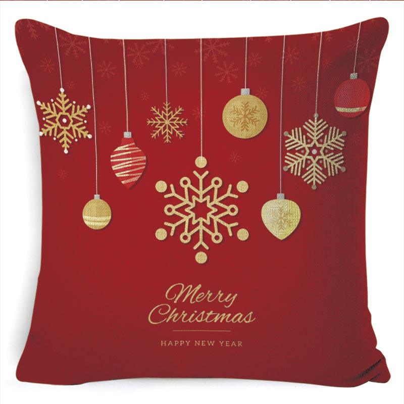 Red Christmas Cushion Covers