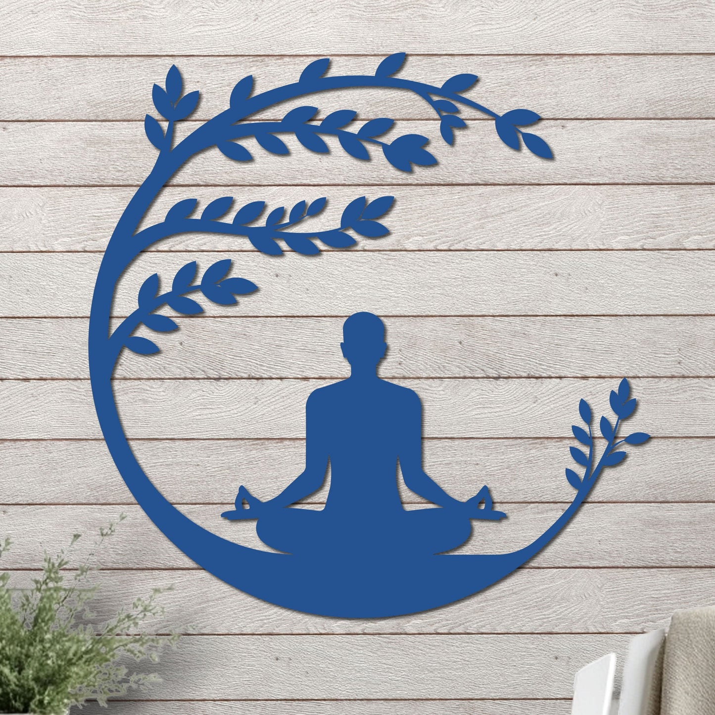 Yoga Beneath a Tree Sign