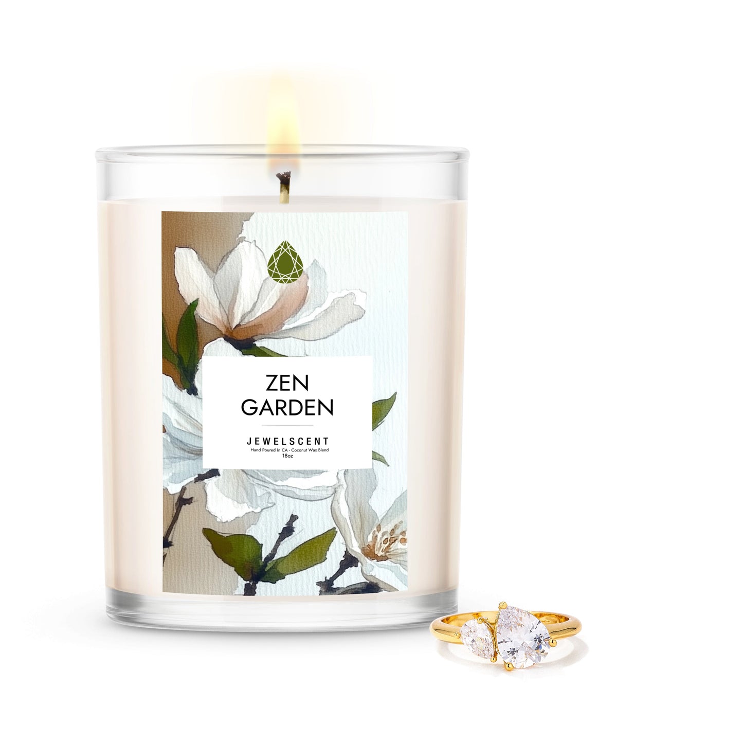 Zen Garden 18oz Home Jewelry Candle