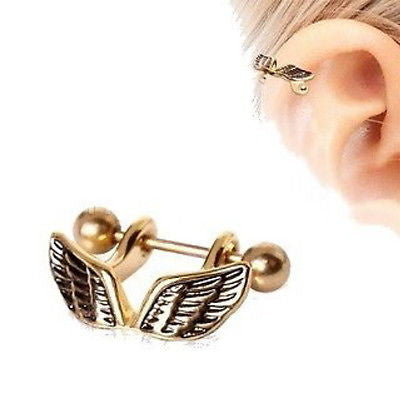 Angel Wing Cartilage Cuff Cartilage Piercing | Fashion Hut Jewelry