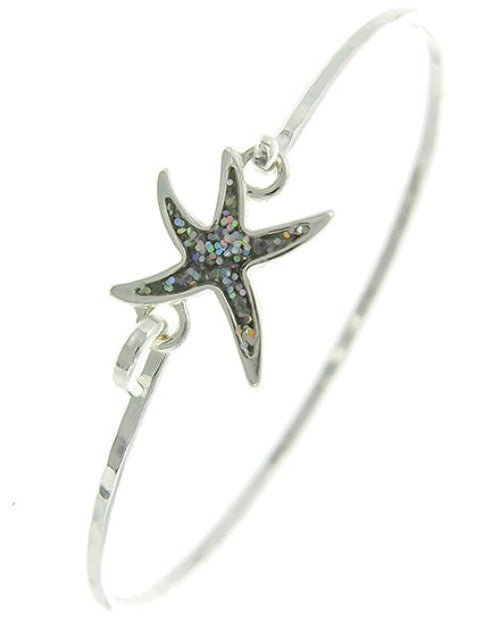 Sea Life Starfish Bangle Bracelet | Fashion Hut Jewelry