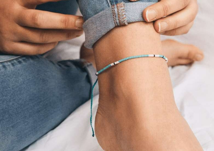 Cali Surf Anklet  - Blue | Fashion Hut Jewelry
