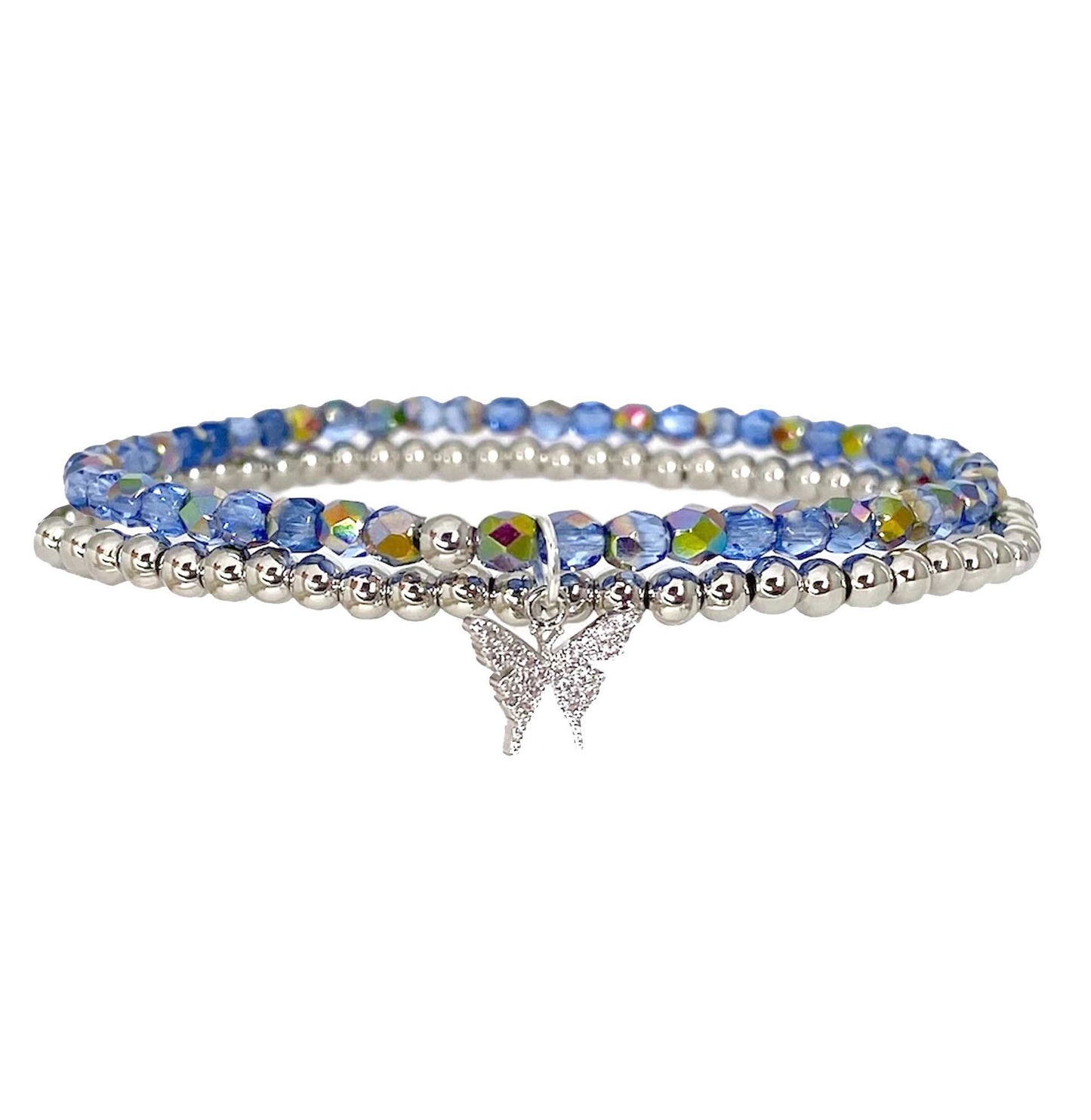 Butterfly Beautiful Ankle Bracelet Set - Fashion Hut Jewelry