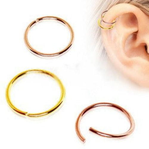 Gold Annealed Seamless Ring | Fashion Hut Jewelry