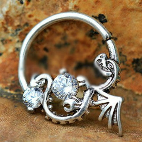 Flying Dragon Annealed Seamless Ring | Fashion Hut Jewelry