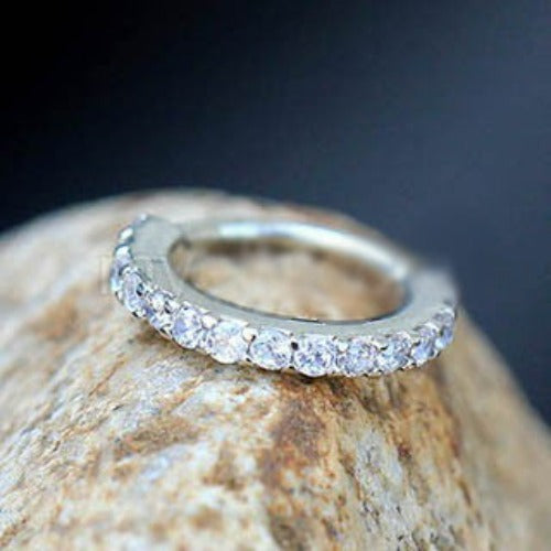 316L Stainless Steel Multi-Jeweled Annealed Seamless Ring | Fashion Hut Jewelry