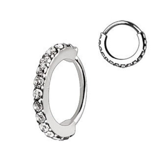 316L Stainless Steel Multi-Jeweled Annealed Seamless Ring - Fashion Hut Jewelry