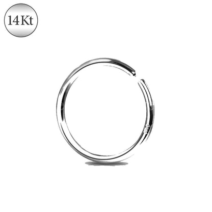 14Kt. White Gold Seamless Ring | Fashion Hut Jewelry