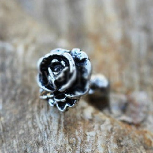 Antique Rose Cartilage Earring / Cartilage Piercing Jewelry | Fashion Hut Jewelry