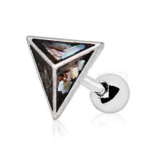 Abalone Shell Pyramid Cartilage Earring | Fashion Hut Jewelry