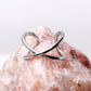 316L Stainless Steel X Ring Fake Cartilage Ear Cuff | Fashion Hut Jewelry