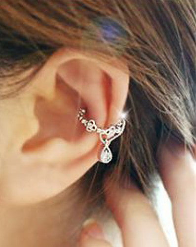 Ear Cuff Wrap Crystal Cartilage Earring | Fashion Hut Jewelry