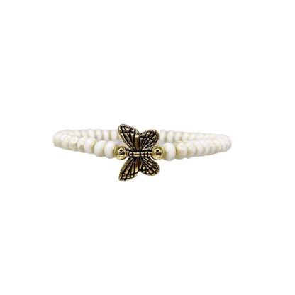 Harper Buttercream Butterfly Bracelet | Fashion Hut Jewelry