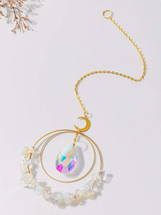 Round Suncatcher Crystal Rainbow Prisms - Fashion Hut Jewelry