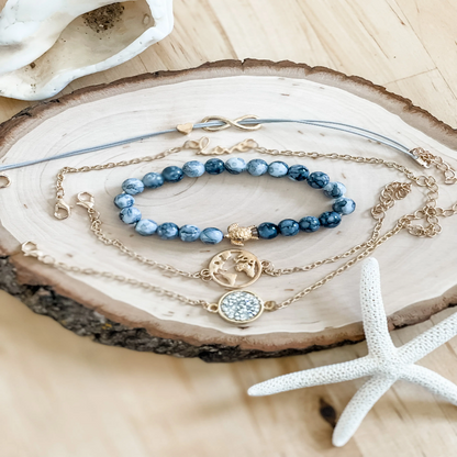 "Ocean World" 5-Piece Bracelet Set | Fashion Hut Jewelry