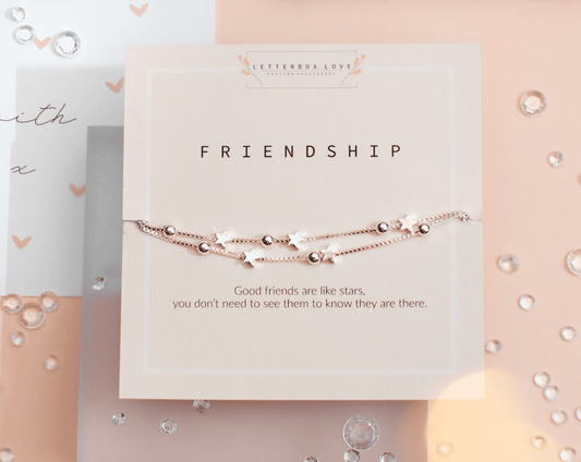 Silver Stars Friendship Bracelet | Fashion Hut Jewelry