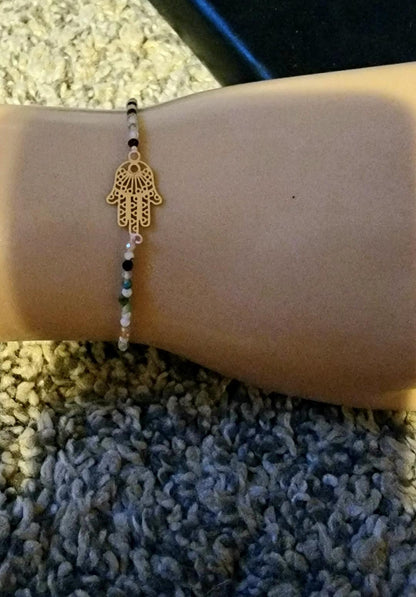 Boho Talisman Bracelet Hand of Fatima Wish Bracelet | Fashion Hut Jewelry