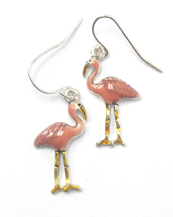 Pink Flamingo Earrings | Fashion Hut Jewelry