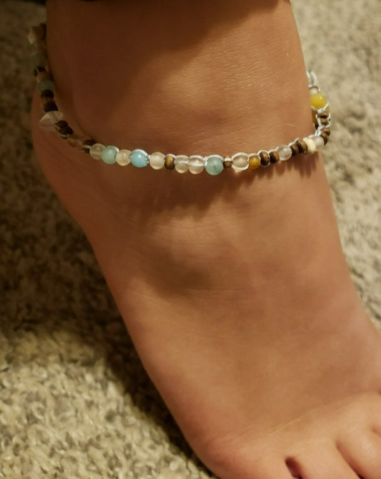 Nixie Beaded Anklet Ankle Bracelet